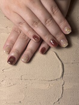 ハチニーキューネイルアトリエ(829 Nail Atelier)/ウィンターお持ち込みデザイン！