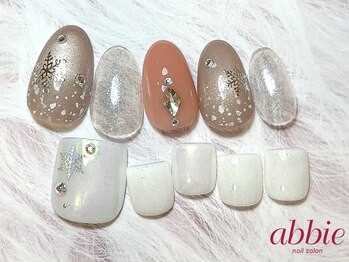 ネイルサロン アビー 新宿東口店(abbie)/スノウネイル◇¥11363/¥10296
