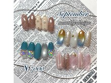 ネイルサロン アミー(Nail Salon Amy)の雰囲気（9月マンスリーデザイン　￥7000）