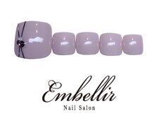 アンベリール 横浜店(Embellir)/（386)ラインフットネイル