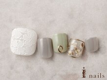 アイネイルズ 横浜EAST店(I-nails)/springピスタチオフラワーネイル