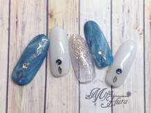 ミハフルーラ 与野(Home Nail Salon Mija Flura)/シンプル　O307S