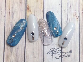 ミハフルーラ 与野(Home Nail Salon Mija Flura)/シンプル　O307S