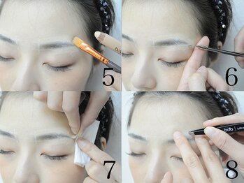 グラマラス プレジール 中野店(glamourous plaisir)/パーソナルアイブロウ工程その3