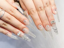 エムネイル(M-Nail)/★クリアラメロングネイル★