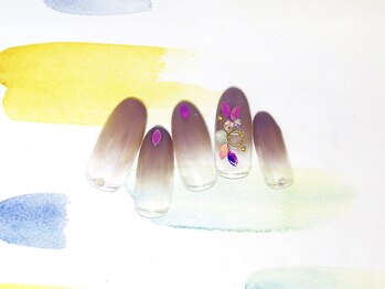 ネイルライフ(NailLife)/リーフホロネイル