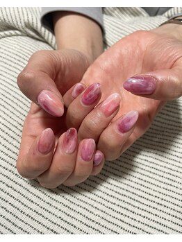 ユージューネイルルーム(UJU nail room)/ピンクインクニュアンス