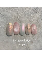 エトワールネイル 高崎筑縄町店(Etoile nail)/23年8月シンプルハンド定額