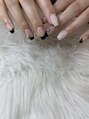 セブンルックスココ 宇都宮西川田店(7LOOKS COCO) 黒フレンチ×キルティング☆〈90min〉宇都宮/ネイル/パラジェル