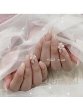 リンドネイル バイ モカ アンド ララ(Lind nail by moca and LaLa)/リボンネイル