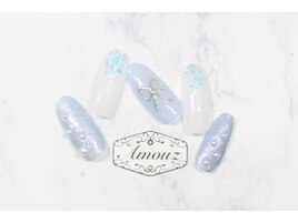 定額【テーマ:ブルーネイル】1