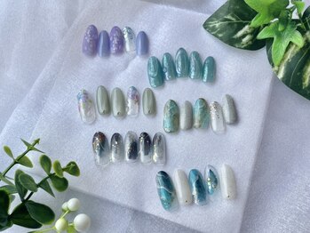 アイビー(The Ivy)の写真/季節の変化に合わせて指先も夏の装いに♪高技術×時短でモチの良さが魅力の一つ◎持ち込みデザインもOK！