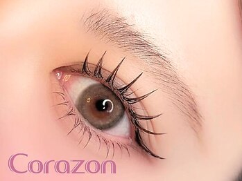 コラソン(corazon)の写真/【韓国風束感まつげパーマ/カラーフラットマットラッシュも♪】理想のイメージに合わせてメニューを提案★