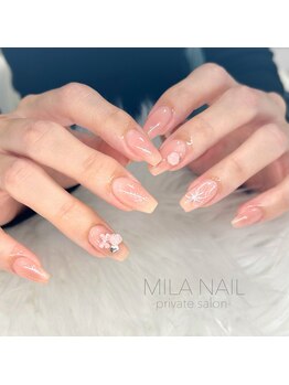 ミラ ネイル(MILA NAIL)/アート+コース◆持込パーツ