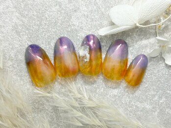 夏グラデーションネイル