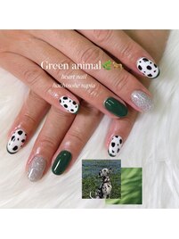 ダルメシアンネイル