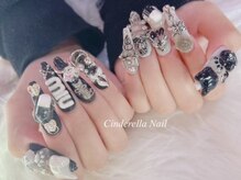 シンデレラネイル(CINDERELLA NAIL)/【スカルプ長さだしネイル】