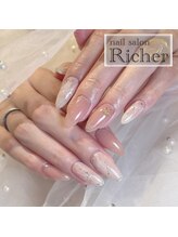 エスフィーネイルサロン リシェル(Esfy nailsalon Richer)/ジェル　大理石風ネイル