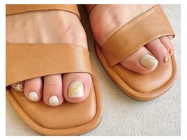 キラッとシェルネイル