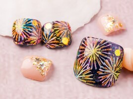 花火ネイル☆