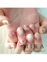 ミラ(MIRA)/お花ネイル