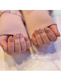 オーロラホワイトのハートホロ