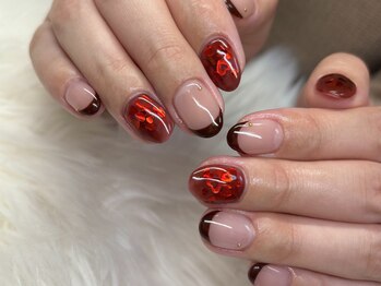 ラウレアネイル(Laule'a nail)/バレンタインネイル
