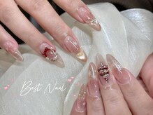 Best Nail 銀座店【ワンホンネイル・スカルプ・パラジェル・上品ジェルネイル】/クリスマスネイル