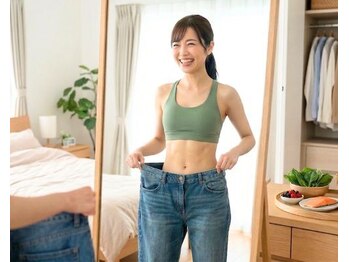 整体院 爽良の写真/【本気のサイズダウン】骨格・内臓から整える美容整体で諦めていたぽっこりお腹や下半身太りを体質を変化！