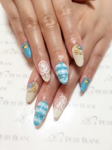 プチブラン(Petit Blanc)/お客様ネイル画像