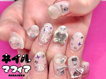 ネイルマフィア 原宿(NAIL MAFIA)/クリアパーツネイル