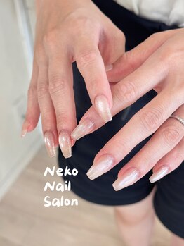 ネコ(Neko)/シンプル　ちゅるんマグネット