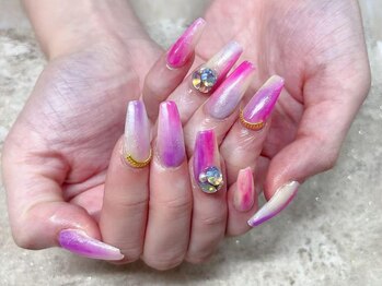 ココネイル アンド アイラッシュ(COCO NAIL & EYELASH)の写真/【推し活におすすめ!】豊富なカラーとパーツを組み合わせて、あなただけの推しネイルを実現☆