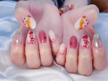 ラッキー(Lucky)/手描きアート