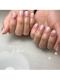 押し花ネイル