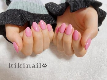 キキネイル 溝の口(kikinail)/ピンクネイル ワンカラーネイル