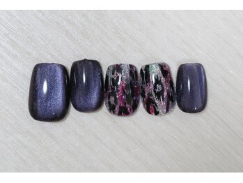 ココネイル/マグネット・豹柄