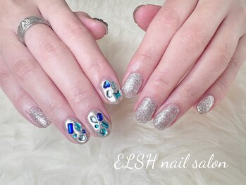 エルシ(ELSH)/宝石ネイル