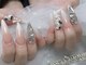 エヌネイル(n.nail)の写真/美フォルムな長さだしで自信の持てる指先に。自爪が短い方や形にコンプレックスがある方にも◎
