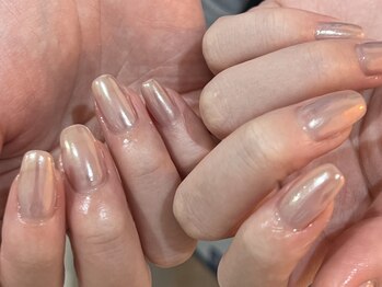 フィロンネイル たまプラーザ店(filonnail)/ワンカラーネイルミラー追加