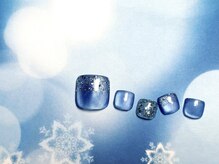 シエル ネイルズ(CIEL NAILS)/ 2026年1月 定額 フットアート3