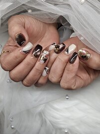 バレンタインネイルやり放題