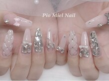ピオミエルネイル 新宿(pio miel nail)/上品姫ネイル