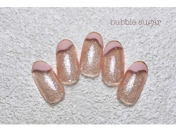 バブル シュガー バイ ネイルクローネ(bubble sugar by.nail crone)/変形フレンチ