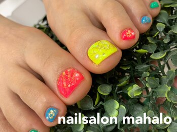 マハロ(mahalo)/フットネイル♪