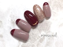 ミモザネイル(MIMOSA Nail)/秋色ネイル
