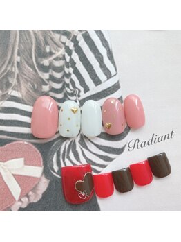 ラディアント 学芸大学(Radiant)/バレンタインネイル