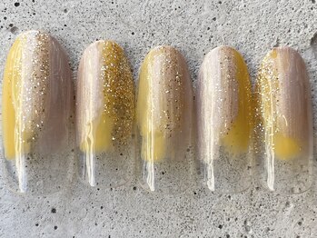 フリークネイル(FREAK Nail)/イエローベージュラメ ¥6500