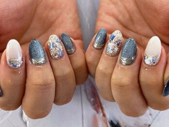 ディーネイル 池袋(D-nail)/[木村]マグ×シェルネイル