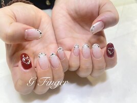 ワンポイント♪ハートネイル☆